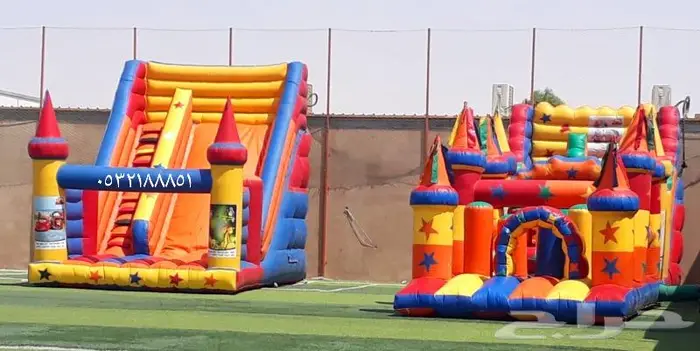 نطيطات ملعب صابوني زحاليق مائيه الرياض 4