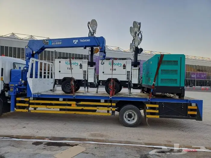 تاجير مولدات كهرباء وتورلايت ايجار 0