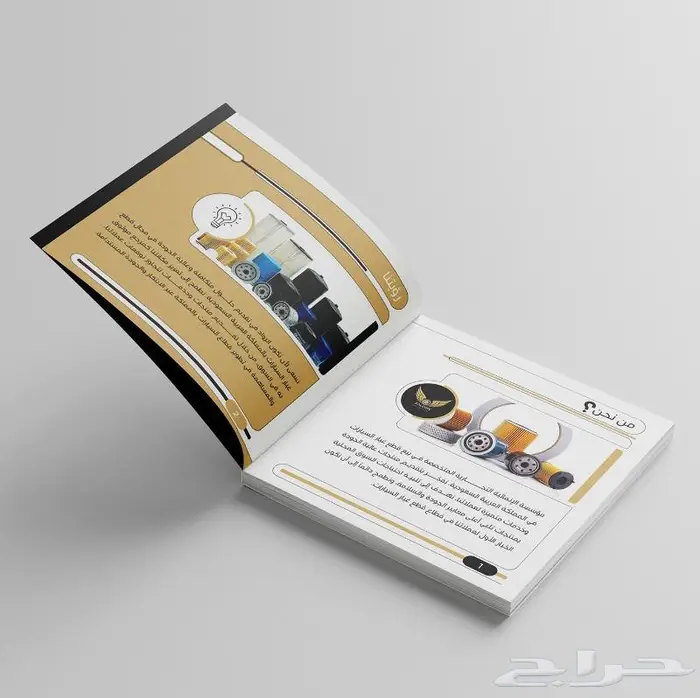 تصميم بروفايل شركة ملف تعريفي تقرير مصمم جرافيك محترف 11