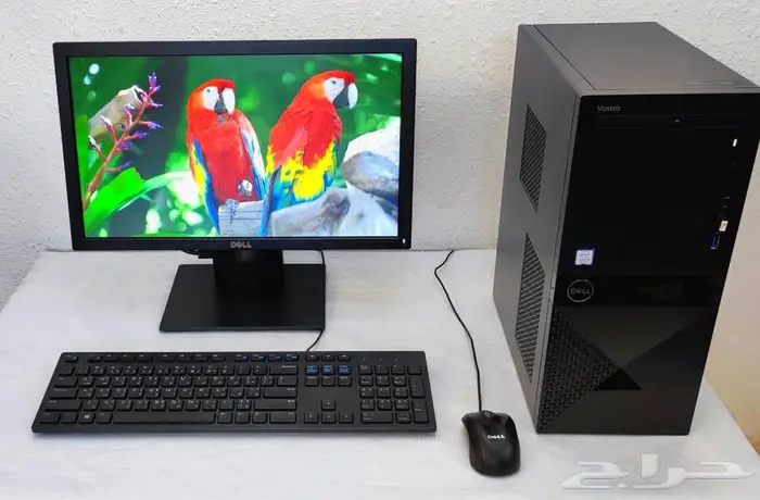 كمبيوتر مكتبي دلDELL_شبه جديد_سريع وعملي _SSD 8
