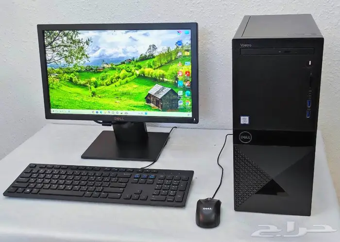 كمبيوتر مكتبي دلDELL_شبه جديد_سريع وعملي _SSD 0