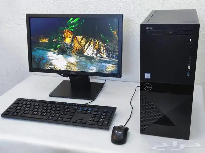 كمبيوتر مكتبي دلDELL_شبه جديد_سريع وعملي _SSD 5