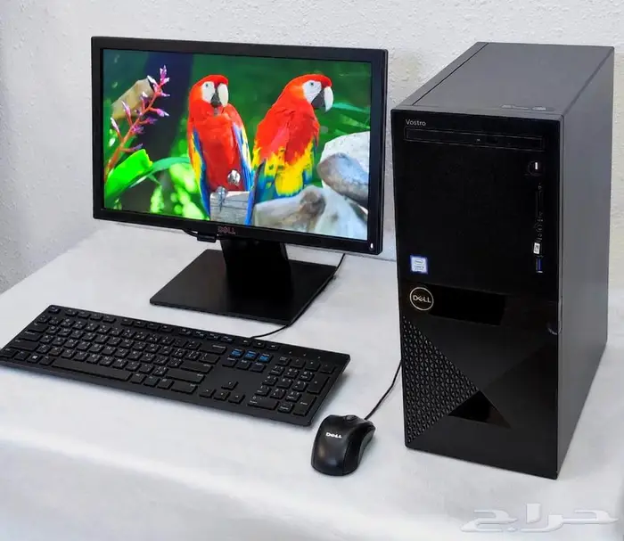 كمبيوتر مكتبي دلDELL_شبه جديد_سريع وعملي _SSD 1