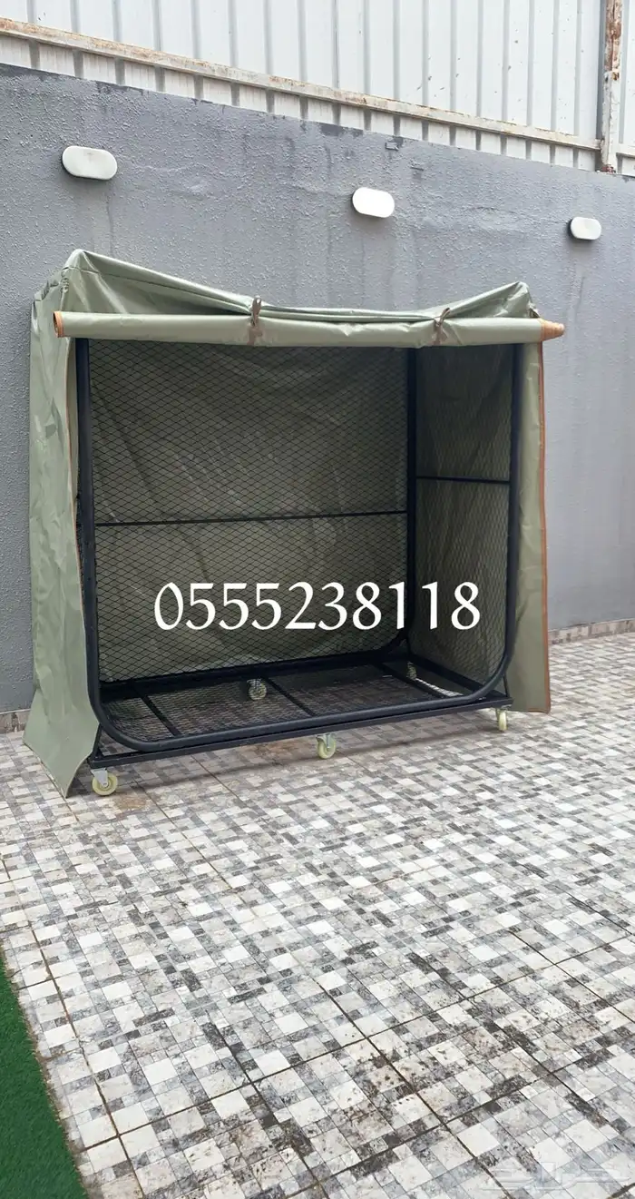 حامل حطب حديد ولحام قوي كفرات اصليه مزوده بفرامل 23