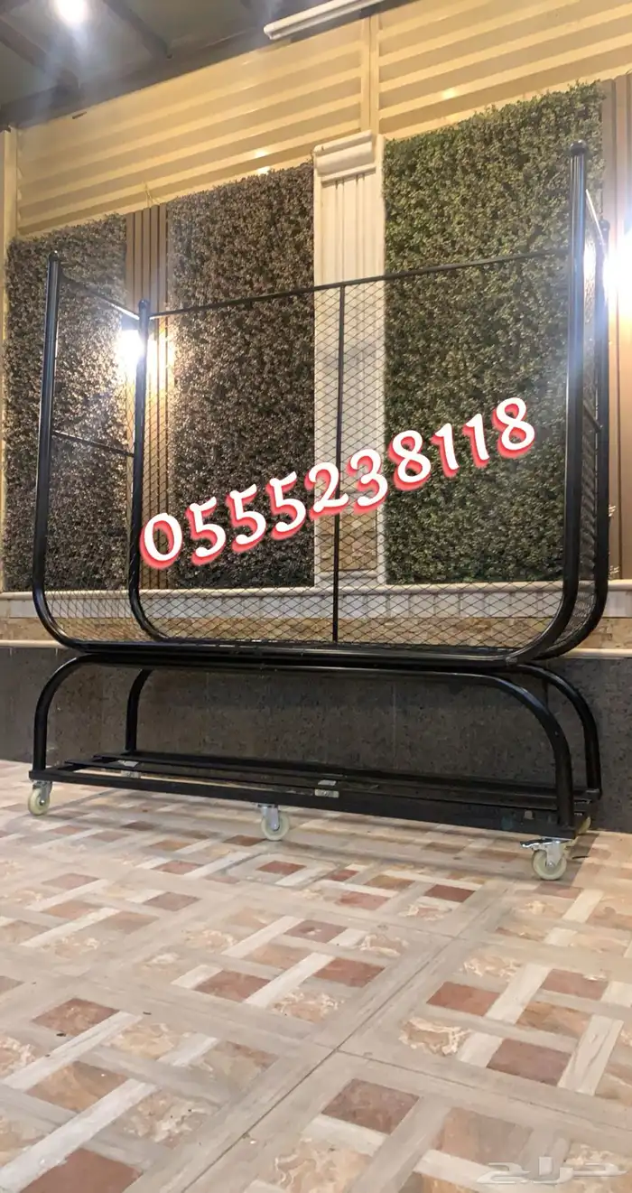 حامل حطب حديد ولحام قوي كفرات اصليه مزوده بفرامل 30