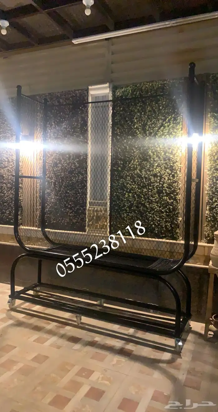 حامل حطب حديد ولحام قوي كفرات اصليه مزوده بفرامل 32