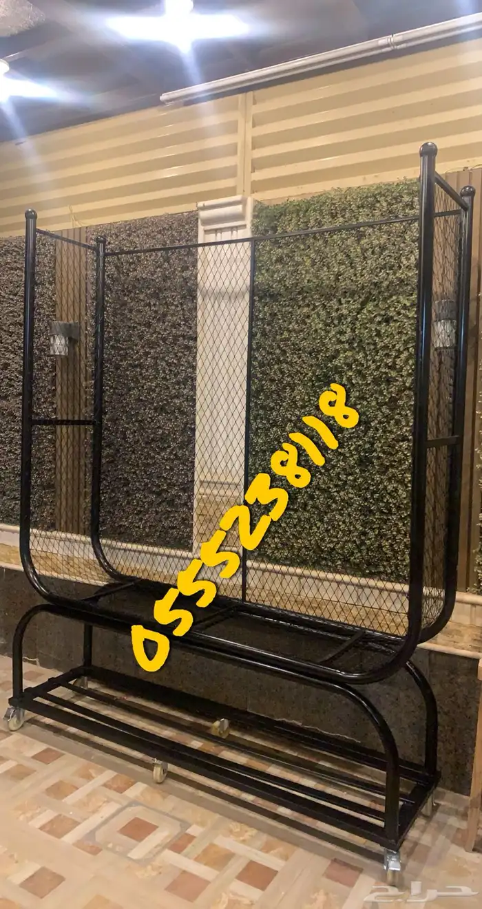 حامل حطب حديد ولحام قوي كفرات اصليه مزوده بفرامل 26