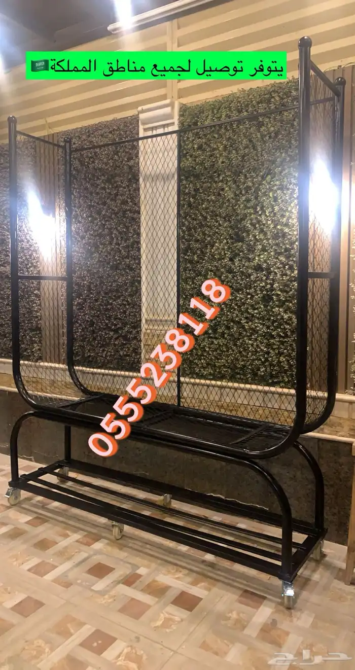 حامل حطب حديد ولحام قوي كفرات اصليه مزوده بفرامل 39