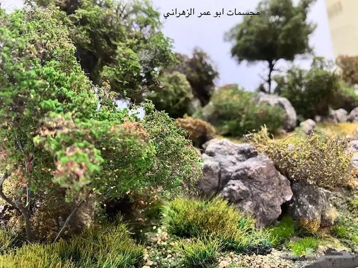 مجسم احترافي لمنظر طبيعي 1