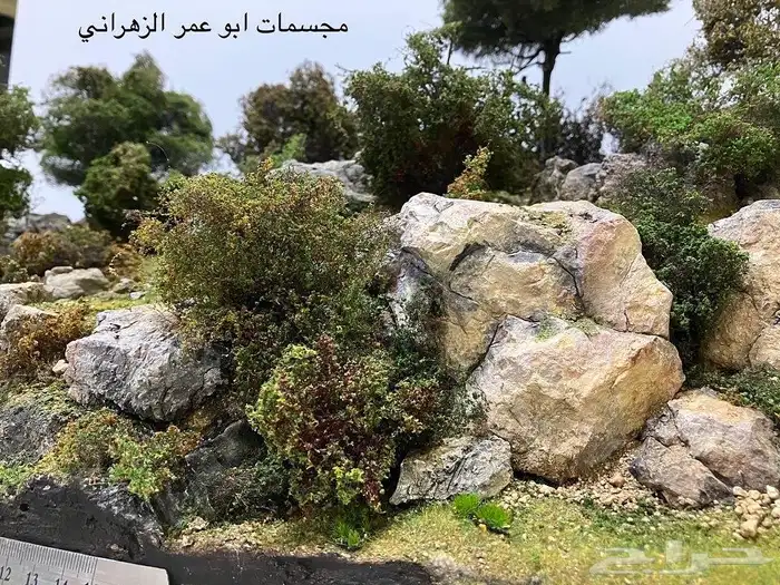 مجسم احترافي لمنظر طبيعي 5