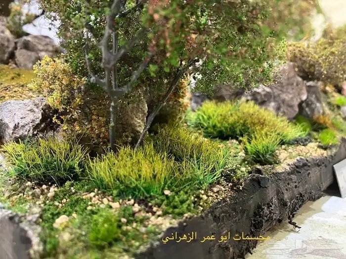 مجسم احترافي لمنظر طبيعي 11