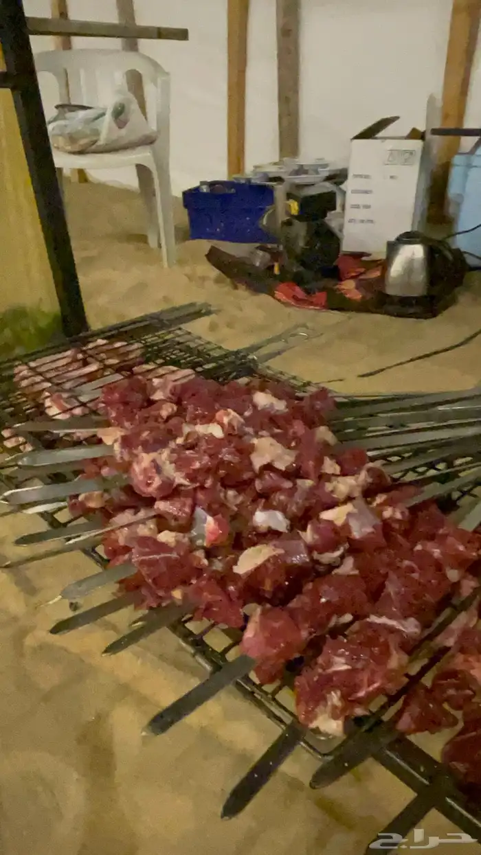 معلم مشويات خارجيه ودوار السعاده مشاوي كباب 18