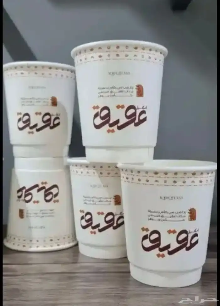أكواب ورقية 6