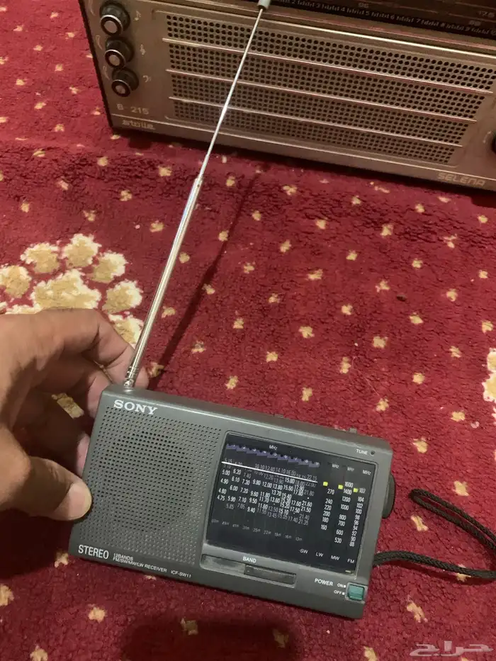 تراث تحفة انتيكا راديو ياباني قديم وشغال ومميز ونادر 27