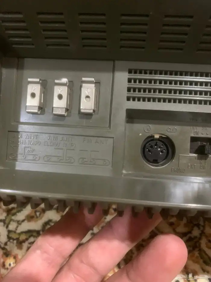 تراث تحفة انتيكا راديو ياباني قديم وشغال ومميز ونادر 14