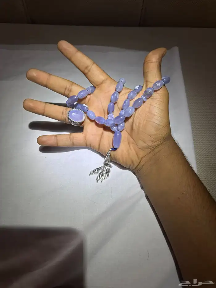 طقم رجالي سبحة و خاتم عقيق 2