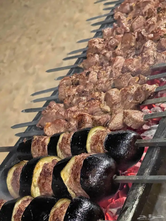 معلم مشويات خارجيه ودوار السعاده مشاوي كباب 13