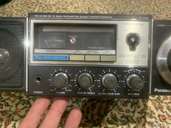 تراث تحفة انتيكا راديو ياباني قديم وشغال ومميز ونادر 10