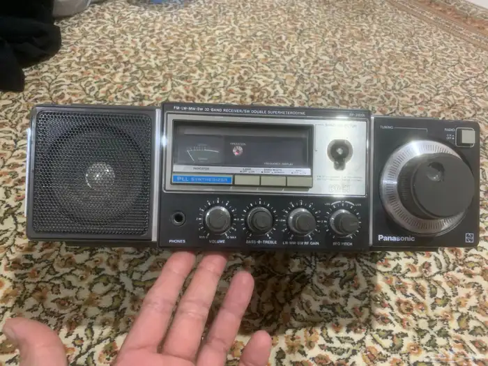 تراث تحفة انتيكا راديو ياباني قديم وشغال ومميز ونادر 6