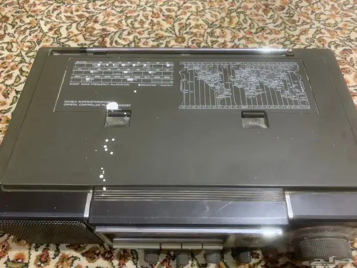 تراث تحفة انتيكا راديو ياباني قديم وشغال ومميز ونادر 7