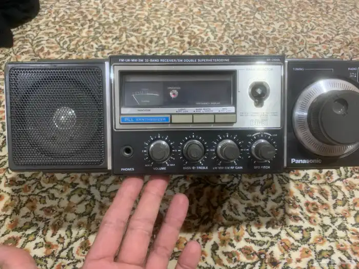 تراث تحفة انتيكا راديو ياباني قديم وشغال ومميز ونادر 12