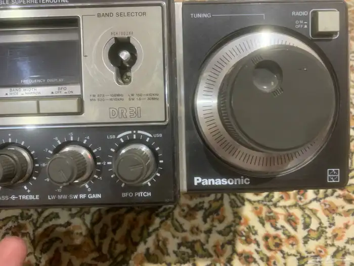 تراث تحفة انتيكا راديو ياباني قديم وشغال ومميز ونادر 11