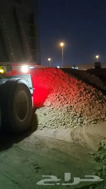 توريد ودفن ورص طبقات توريد رمل ابيض رمل احمر 3