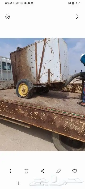 تانكي ديزل مع مقطوره 1