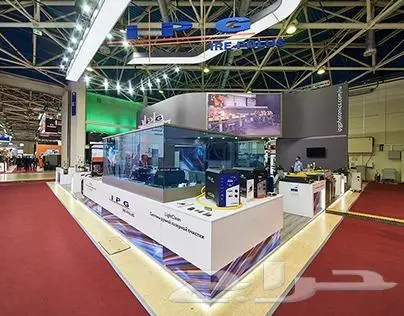 بوث معارض تنفيذ بوثات تصميم اكشاك تصميم جناح معارضbooth work 5
