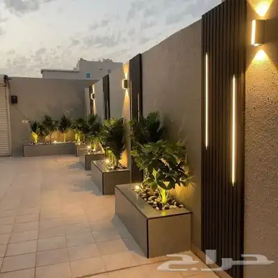 عشب صناعي جيزان انجيله تنسيق حدائق انجيله 11