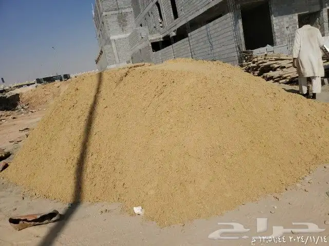توريد ودفن ورص طبقات توريد رمل ابيض رمل احمر 0