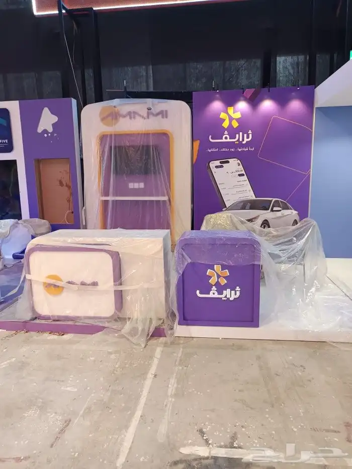 أجنحة معارض و بوثات خشبية 7