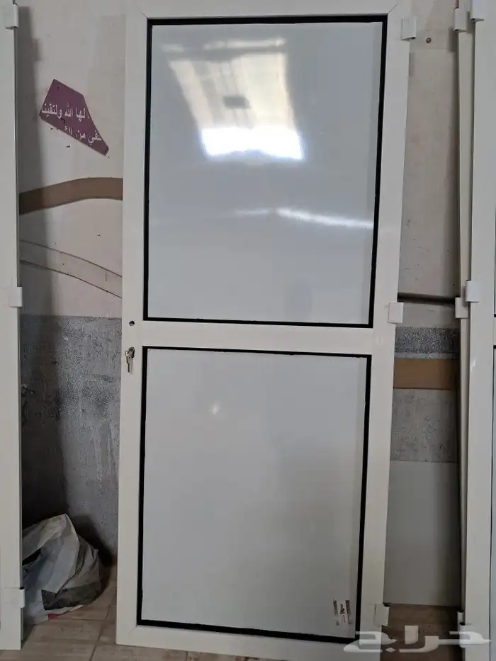 باب المنيوم عاد  باب حمام 0