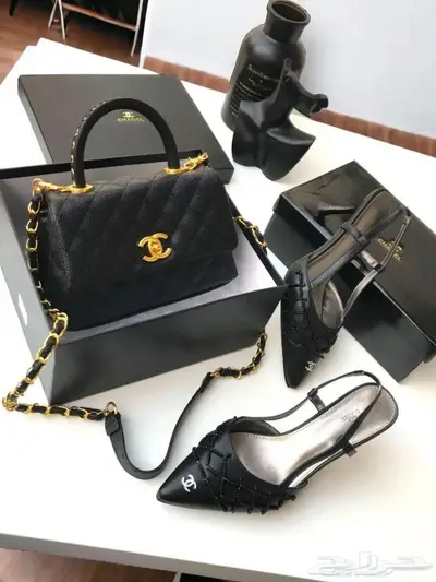 شنط شان يل طقم جميع موديلات حذاء شنطة شوز ماركة عالمية فلات 34