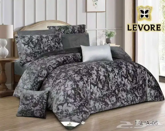 لحاف شتوي مخمل وفرو جاكار ثقيل 2