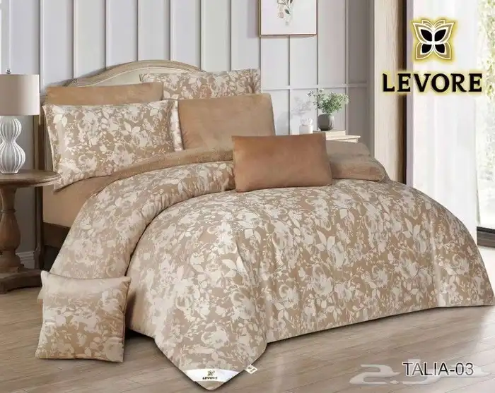 لحاف شتوي مخمل وفرو جاكار ثقيل 4