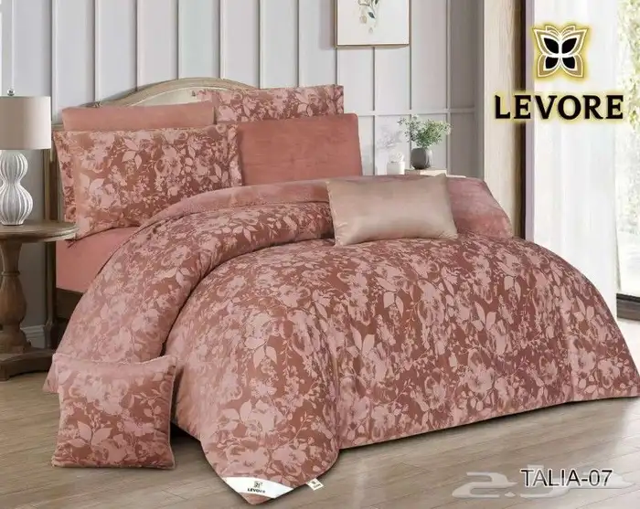 لحاف شتوي مخمل وفرو جاكار ثقيل 3