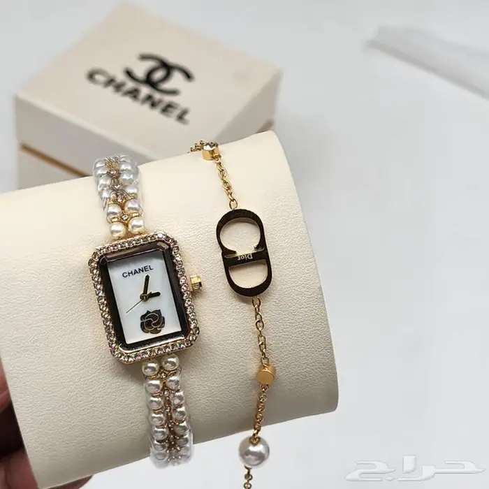 ساعات مرصعة بالؤلؤ ماركة شان يل ساعة نسائي ماركات موديل نادر 0