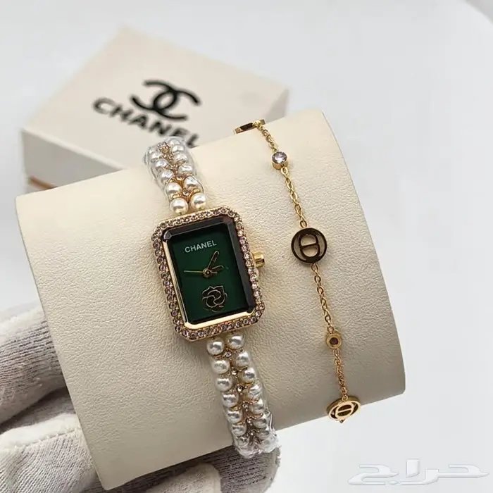 ساعات مرصعة بالؤلؤ ماركة شان يل ساعة نسائي ماركات موديل نادر 1
