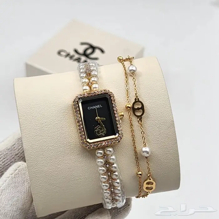 ساعات مرصعة بالؤلؤ ماركة شان يل ساعة نسائي ماركات موديل نادر 6