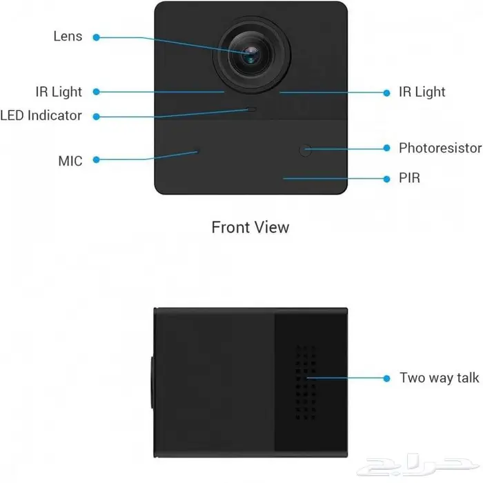 كاميرا مراقبة منزلية داخلية صغيرة الحجم تعمل بالبطارية EZVIZ 0