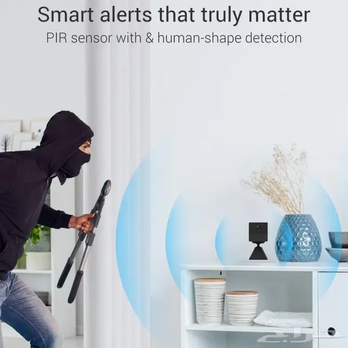 كاميرا مراقبة منزلية داخلية صغيرة الحجم تعمل بالبطارية EZVIZ 6