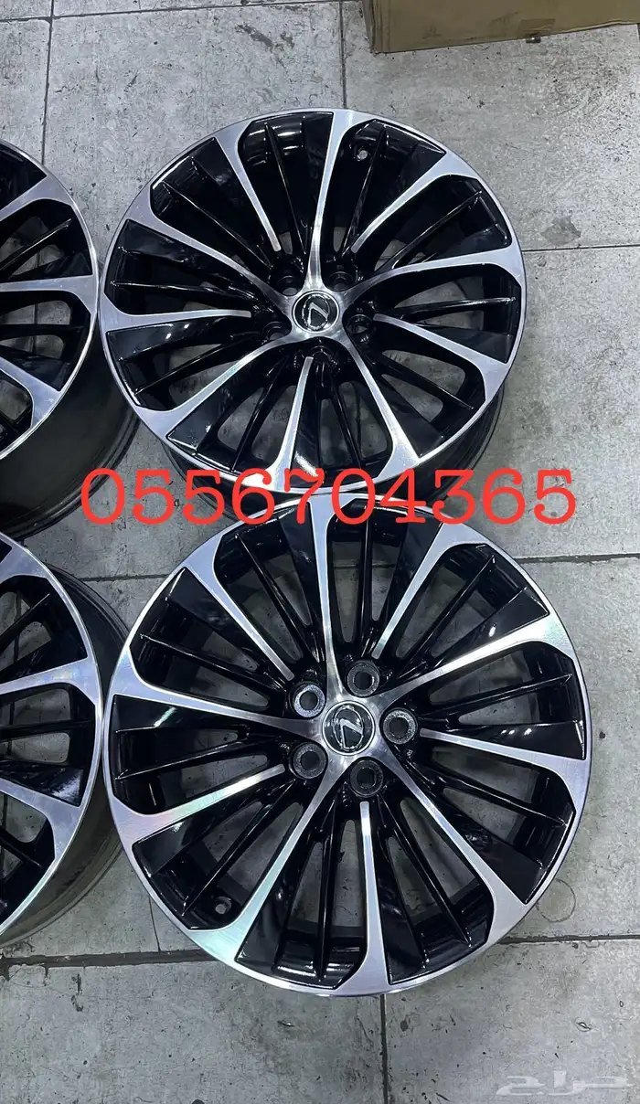 جنوط لكزس LS 500 مقاس 20 اصلي وكالة موديل 2023 7