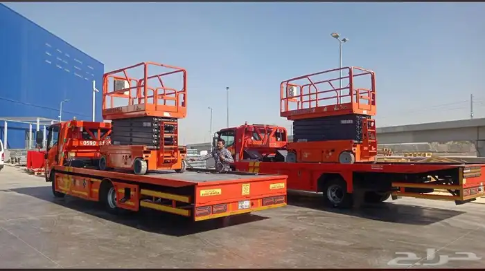 سقالات رافعات سله مان لفت - سيزر لفت للايجار 4