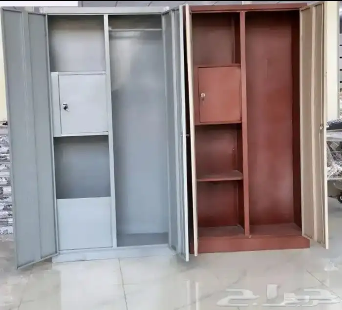 دولاب حديد بابين و باب واحد جديد 15