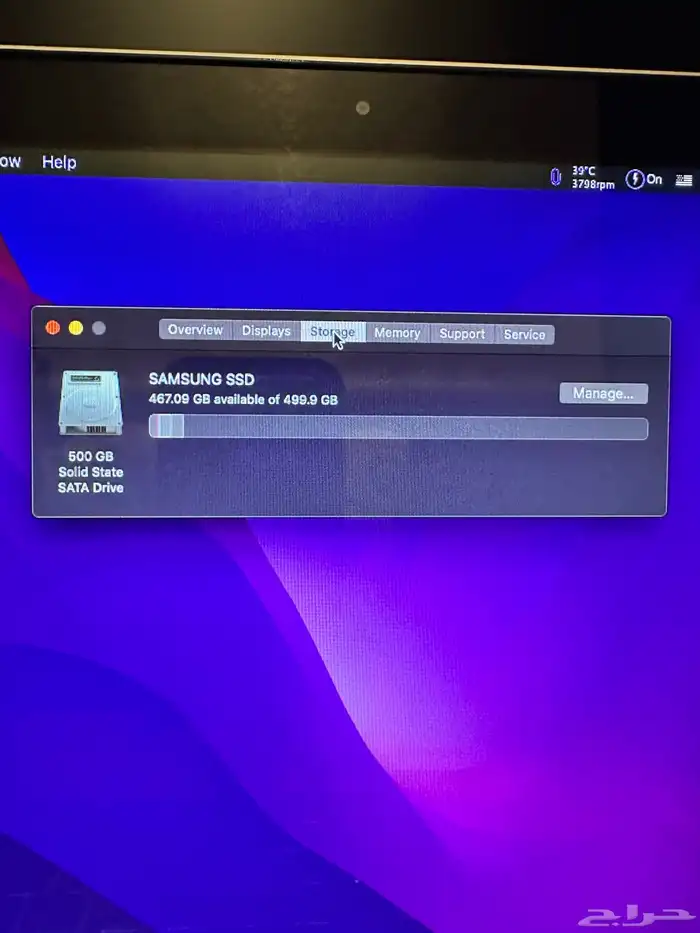 ماك بوك برو i7 2012 مجدد 6