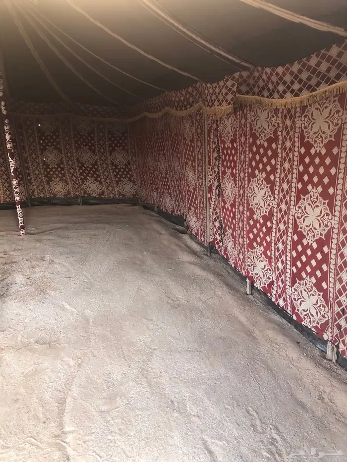 للبيع خيمة بيت شعر عامودين مقاس 5 على 8 3