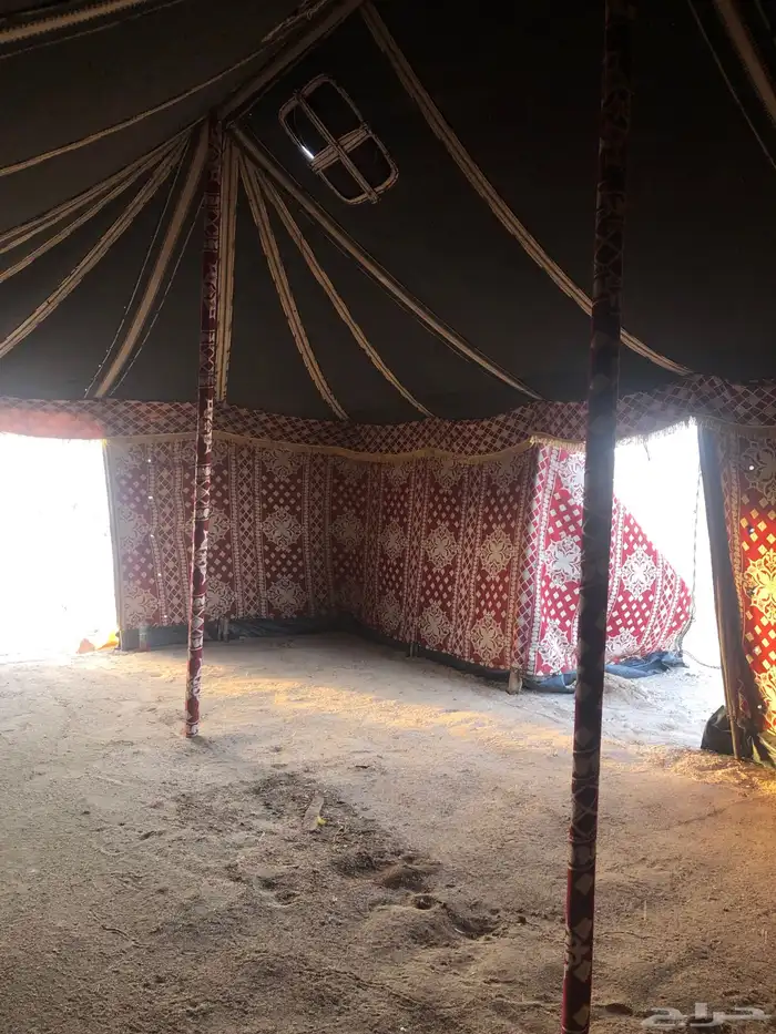 للبيع خيمة بيت شعر عامودين مقاس 5 على 8 5