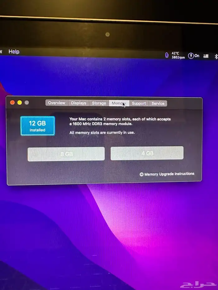 ماك بوك برو i7 2012 مجدد 7