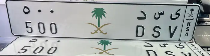 لوحة 500 خصوصي 1